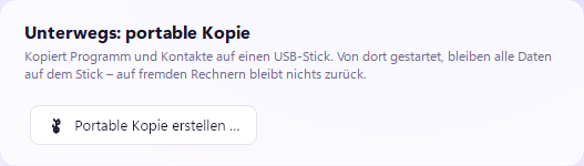 Portable Kopie für den USB-Stick